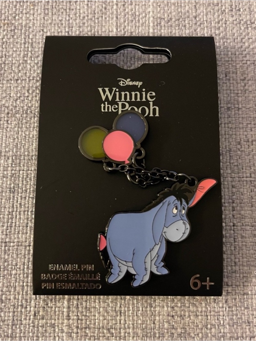 Loungefly Disney Winnie the Pooh Eeyore Balloons Dangling Enamel Pin